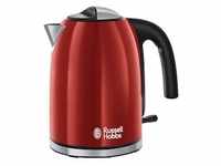 Russell Hobbs Colours Plus+ Wasserkocher Flame Red, 20412-70