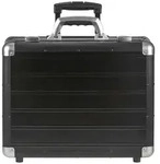 Alumaxx Trolley Pilotenkoffer Businesstrolley Overnight Fach Organizer Rollen Alu