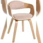 CLP Besucherstuhl Stoff natura/creme