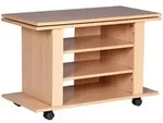 FineBuy Fernsehschrank 75 x 51 x 38 cm Buche