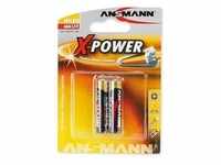 Ansmann Aaa Alkaline Batterien Lr 03 X-Power Blister 2 Stück