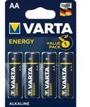 Varta Energy Batterie Alkaline, Mignon, AA, LR06, 1.5V 4er Pack