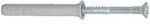FISCHER N 6 x 40 S N 6 x 40/10 S Nageld&uuml;bel mit Senkkopf und Nagelschraube,