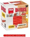 Parallel-Spreizd&uuml;bel Bizeps ideal f&uuml;r Lochstein und Porenbeton 6 x 70 mm 50 St&uuml;ck