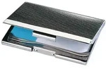Sigel Visitenkartenetui Classic Spezial 20 Karten Silber 9 x 0,5 x 5,5 cm