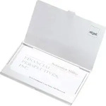 SIGEL Visitenkartenetui VZ135 max. 15Karten Aluminium silber