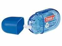 Tesa Mini Roller Korrigieren ecoLogo®, einweg, blau, 6 m x 5 mm