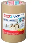 Tesa Packband Ultra Strong, 50 mm x 66 m, braun, 3 St&uuml;ck
