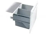 Hailo Abfallsammler 3610621 CS Slide Euro-Cargo-S 2x 30 Liter