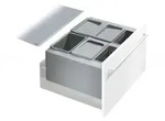 Hailo Abfallsammler 3630601 XX Inset Aufsatz XXL 2x 8,5 + 2x 4,1 + 18 Liter