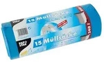 Starpak 15 M&uuml;lls&auml;cke, LDPE 240 l 125 cm x 100 cm blau extra stark und extra