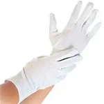 HYGOSTAR 12 Paar Baumwollhandschuhe wei&szlig; waschbar Gr. XL 26 cm lang