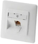 METZ CONNECT E-DAT modul 1 Port UP, reinwei&szlig; (RAL 9010)