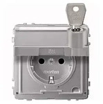 Merten SCHUKO-Steckdose alu MEG2317-7260