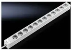 Rittal DK 7240.310 Steckdosenleiste 12-fach Aluminium 1 St.