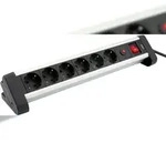 IOIO Steckdosenleiste SL 2625 S 6-fach silber/wei&szlig;