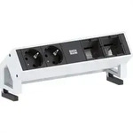 BACHMANN DESK2 2x Schutzkontakt 2x ABD GST18 Inox