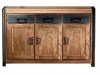 SIT Möbel Sideboard | aus Akazie-Holz | 3 Schubladen und 3 Türen | natur mit