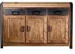 SIT M&ouml;bel Sideboard | aus Akazie-Holz | 3 Schubladen und 3 T&uuml;ren | natur mit