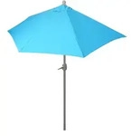 Mendler Sonnenschirm halbrund Parla, Halbschirm Balkonschirm, UV 50+...