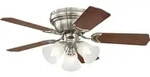Westinghouse Contempra Trio Deckenventilator Fl&uuml;gelfarbe: Braun (Edelholzoptik