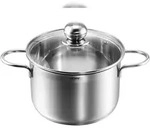 Kopf 124627 Fleischtopf Josie &Oslash; 24 cm, H&ouml;he 14,5 cm, 6 Liter, Edelstahl, Induktion