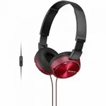 Sony MDR-ZX310AP Kopfh&ouml;rer Verkabelt Kopfband Anrufe/Musik Rot