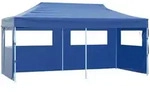 vidaXL Pop-Up-Partyzelt Faltbar Blau 3&times;6 m