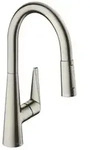hansgrohe Talis M51 Einhebel-K&uuml;chenmischer 200, Ausziehbrause, 2jet, Edelstahl