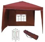 Lex Alu Pavillon Faltpavillon 3x3m Gartenpavillon Gartenzelt Partyzelt Wasserdicht