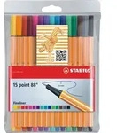 STABILO Fineliner point 88 Etui mit 15 Stiften