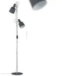 Paulmann Neordic Stehleuchte Haldar E14 max. 2x20W Dunkelgrau Chrom matt Metall