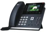 Yealink VoIP-Telefon SIP v2 16 Leitungen LCD Farbe inkl. Ethernet-Switch Schwarz