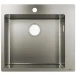 hansgrohe S71 S711-F450 Einbausp&uuml;le 450, Edelstahl