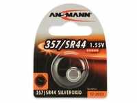 Ansmann Silberoxid-Knopfzellenbatterie, 1,55 V, 357/Sr44 (1516-0011), einteiliger