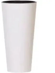 Prosperplast - TUBUS SLIM Topf 15,5L - 25x25x47,6cm in Wei&szlig; farbe