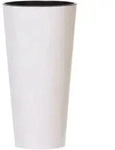Prosperplast - TUBUS SLIM 64L Topf - 40x40x76,2cm in Wei&szlig; farbe