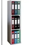 VCM B&uuml;roregal & B&uuml;cherregal Offas Wei&szlig; H. 107 x B. 34 x T. 30 cm