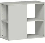 Geram&ouml;bel Regal Flex S-381200-L 2OH 800x400x720mm lichtgrau