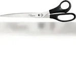 Dahle Papierschere 26cm, schwarzer ergonomischer Kunststoffgriff, rostfreie