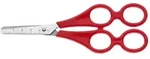 WESTCOTT E-20547 00 Mutter-Kind-Schere, mit rotem Doppel- Griff, 18 cm