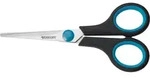 Westcott Easy Grip Schere, 5,5 Zoll = 14,5 cm, blau-schwarzer Kunststoffgriff,