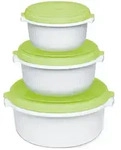 Emsa Micro Family Starter Set 0.5 L, 1 L, 1.5 L, Mikrowellengeschirr,