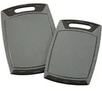 STONELINE&reg; Schneidebrett-Set 2-teilig, 42x25 cm und 36x22 cm, rutschfest, mit