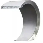 vidaXL Ubbink Mamba Wasserfall Edelstahl mit LED Beleuchtung : Farbe - Silber