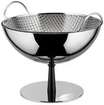 alessi fruit bowl c04 in chromed steel 150cl diameter 25 height 20