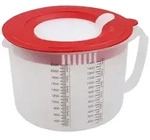 Dr. Oetker Mess-und R&uuml;hrbecher 2,2 Liter, Ma&szlig;becher, Messkanne, Messbeh&auml;lter, 1803