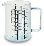 SIMAX Messbecher mit Henkel 1,0 l - A