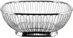 alessi, 845 square wire basket in chromed steel, 23cm per side, height 9cm