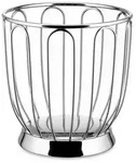 alessi, 370 citrus holder in chromed steel, diameter 22 cm, height 22.5 cm